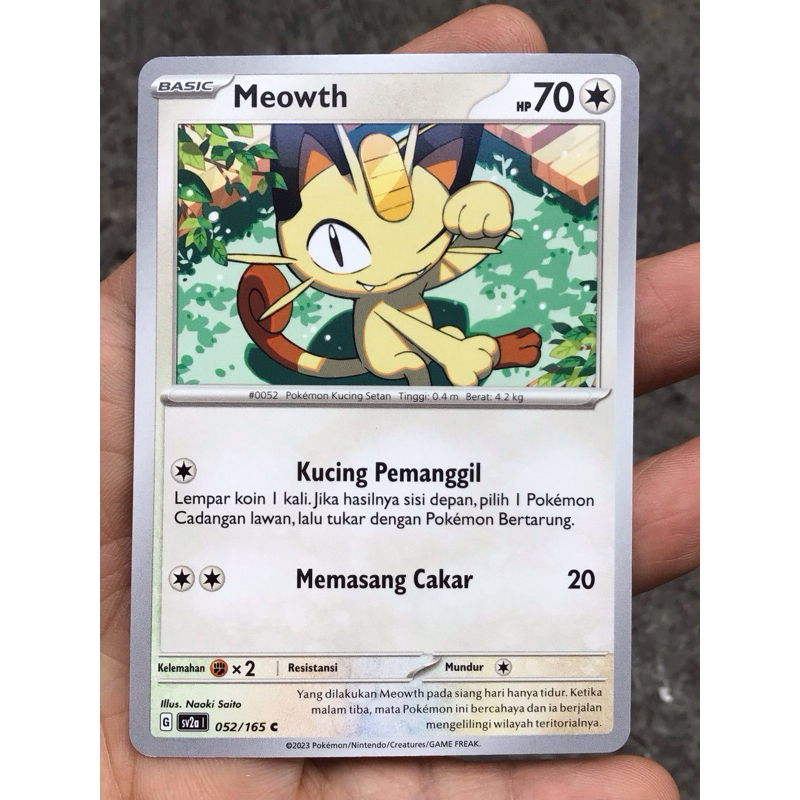 KARTU POKEMON MEOWTH