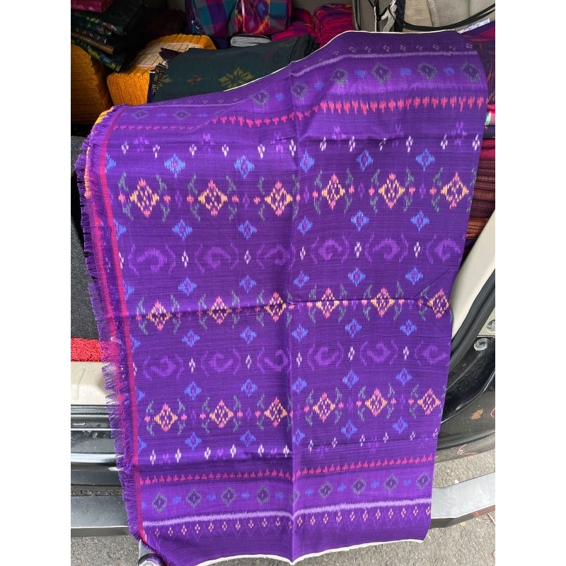 DISKON HARGA MURAH  KAIN TENUN ENDEK CSM BALI / ENDEK BALI SERAGAM / BAHAN KEMEJA / ORIGINAL / ASLI 
