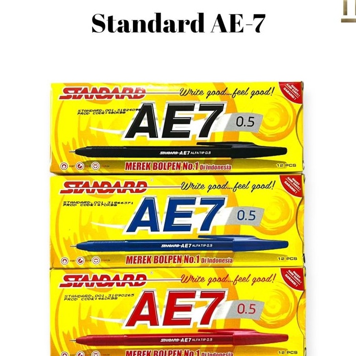 

SERENTAK Pulpen Ballpoint Pen Standard AE 7 12 Pcs