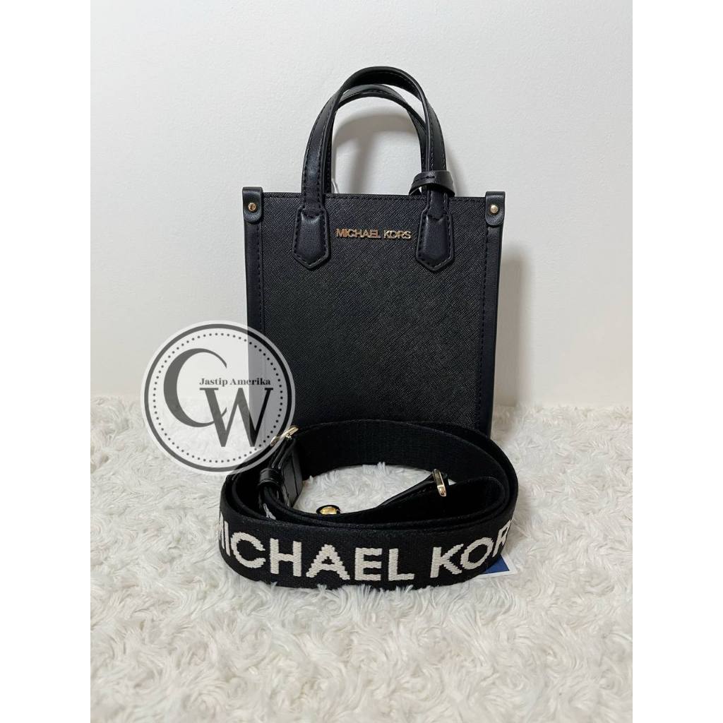 Michael Kors Mercer XS NS Black (Phone Bag)