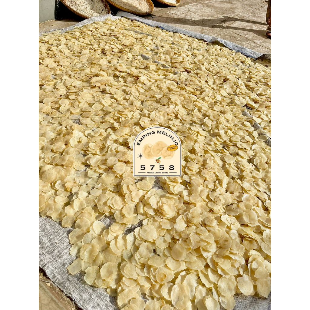 

Piscoklegit_ Emping Melinjo Dus Merek Kresna/Full Kering Export Quality // 1Kg