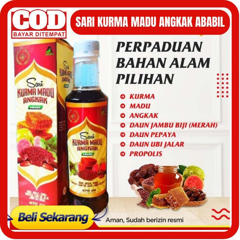 

SARI KURMA MADU ANGKAK ABABIL 470 GR - SARI KURMA ANGKAK ABABIL 470 GR SARI KURMA AGKAK MADU ANGKAK ABABIL SAKURA