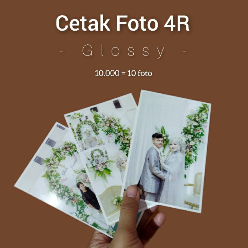 Cetak Foto 4R Glossy Murah Paket 10 Foto