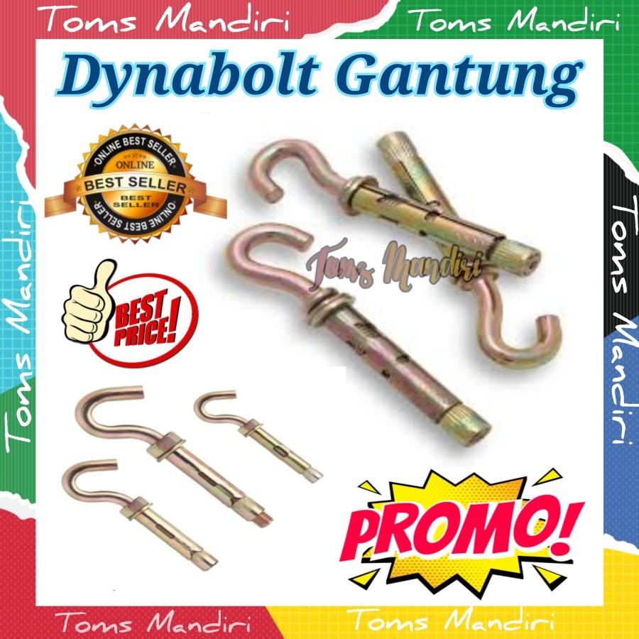 Dynabolt Gantung / Hook Dynabolt / Hook Achor Dynabolt