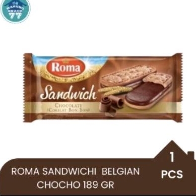 

ROMA SANDWICH COKLAT /KACANG 189 GRAM