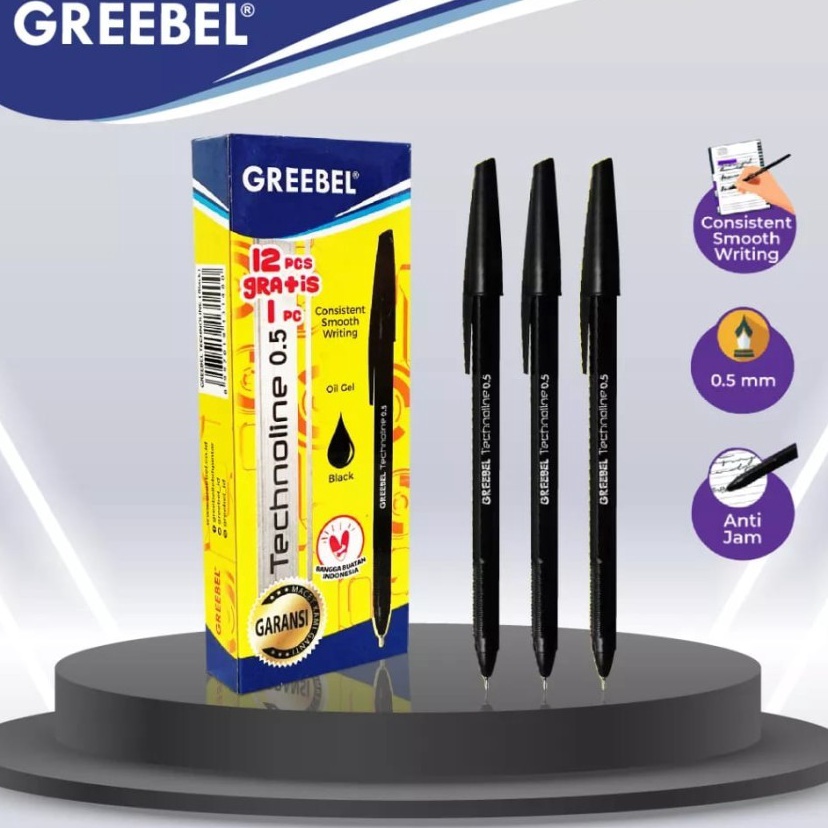 

SPONTAN Pulpen GREEBEL Technoline 5mm per Lusin