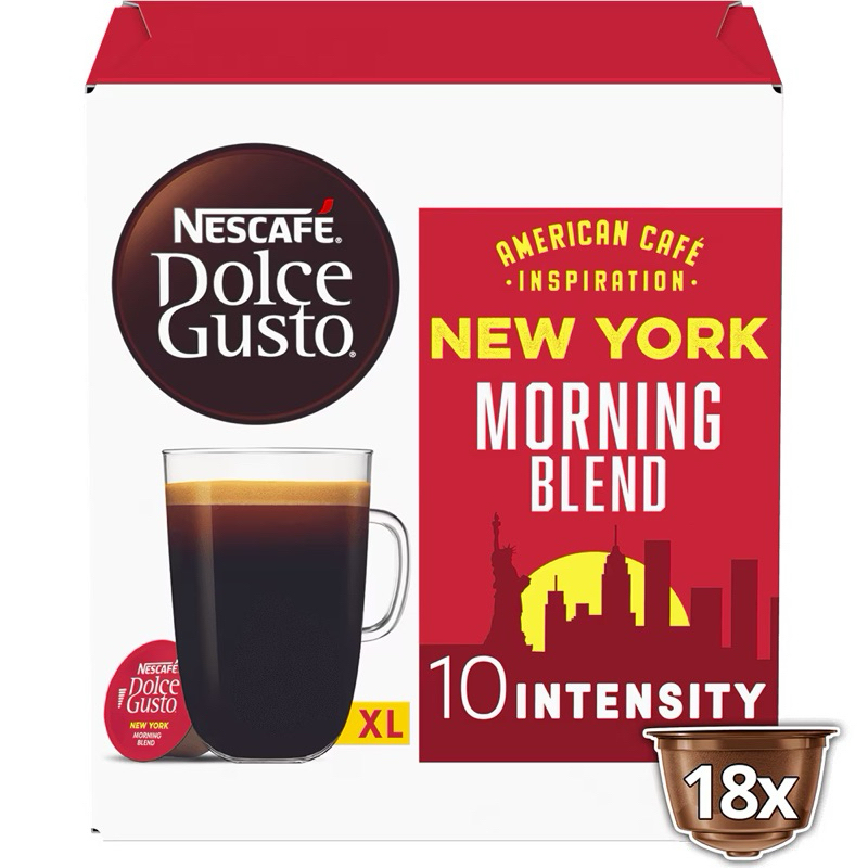 

Nescafe Dolce Gusto NDG NEW YORK Morning Blend Coffee Capsule - Original