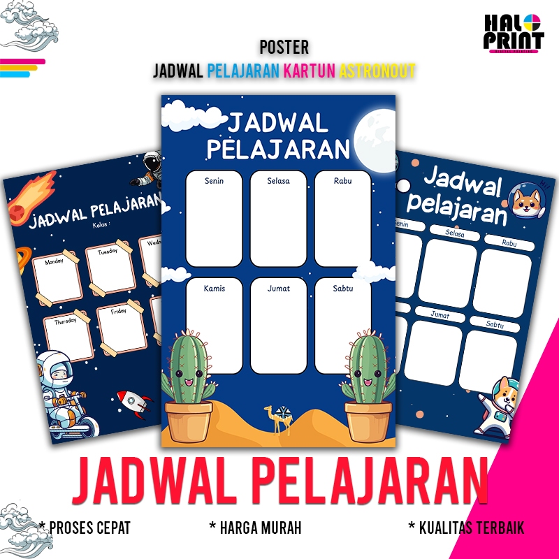 

FREE CUSTOM / Poster JADWAL PELAJARAN / POSTER KELAS Aesthetic