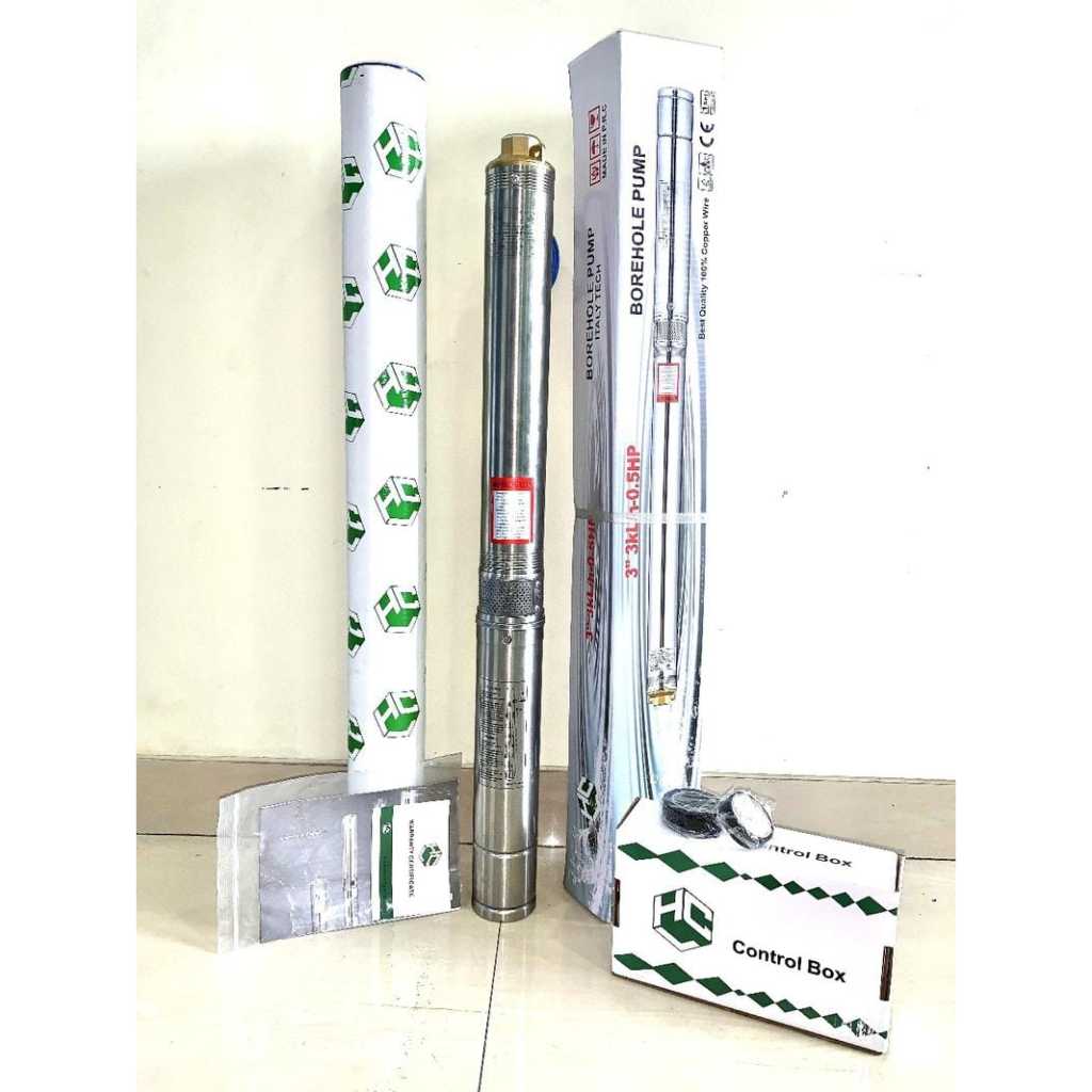 HCL PUMP 0.5HP - 2" SDM 1/38 - 0.5HP + Cable 30m 0.75" 370W