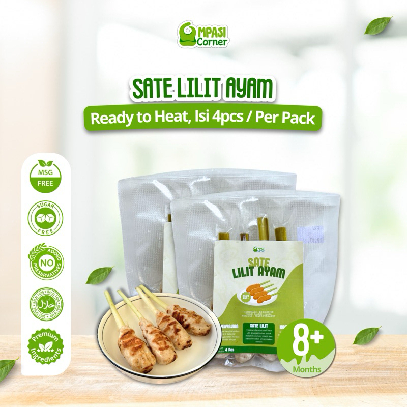 

Sate Lilit Ayam Lauk Mpasi Finger Food By Mpasi Corner