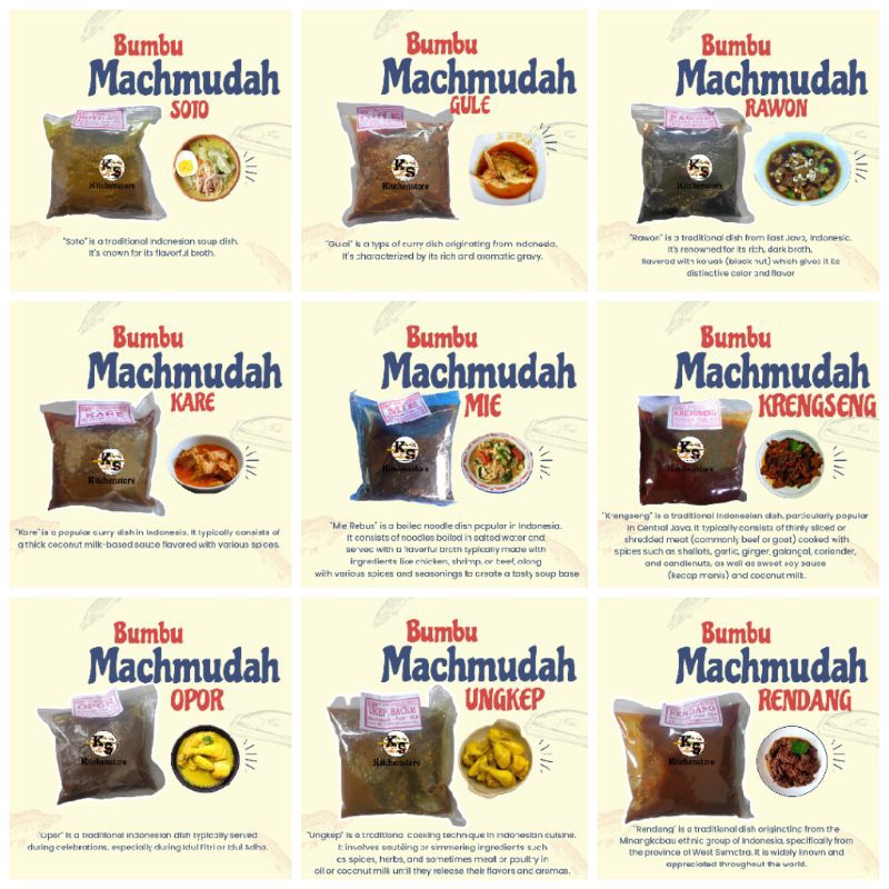

Bumbu Masak Machmudah Putat Sidoarjo 250gr