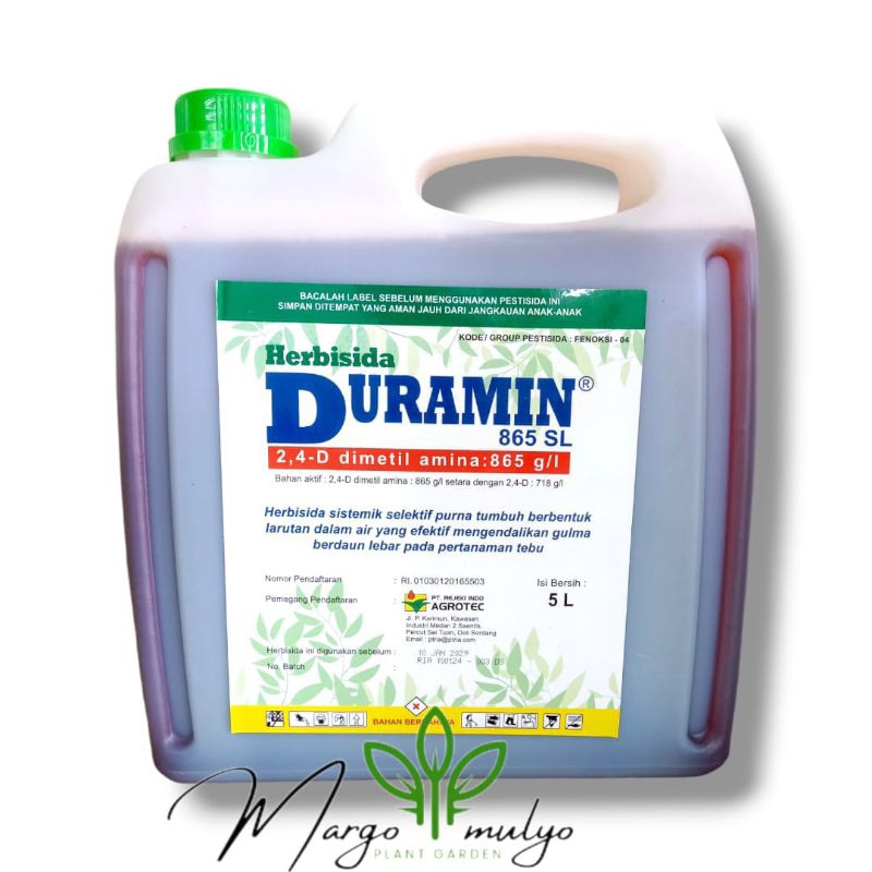 Herbisida Sistemik DURAMIN 865SL Kemasan 5L