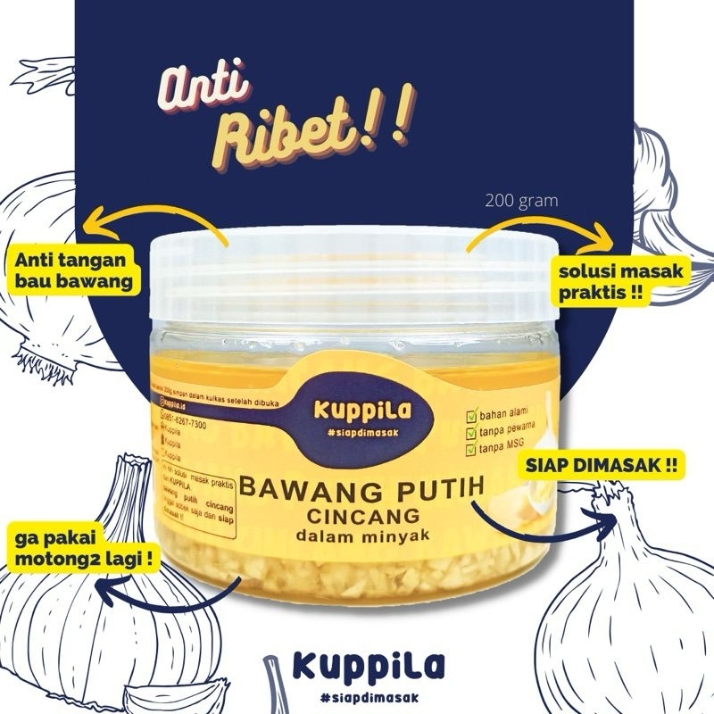 

Kuppila Bawang Putih 200gr