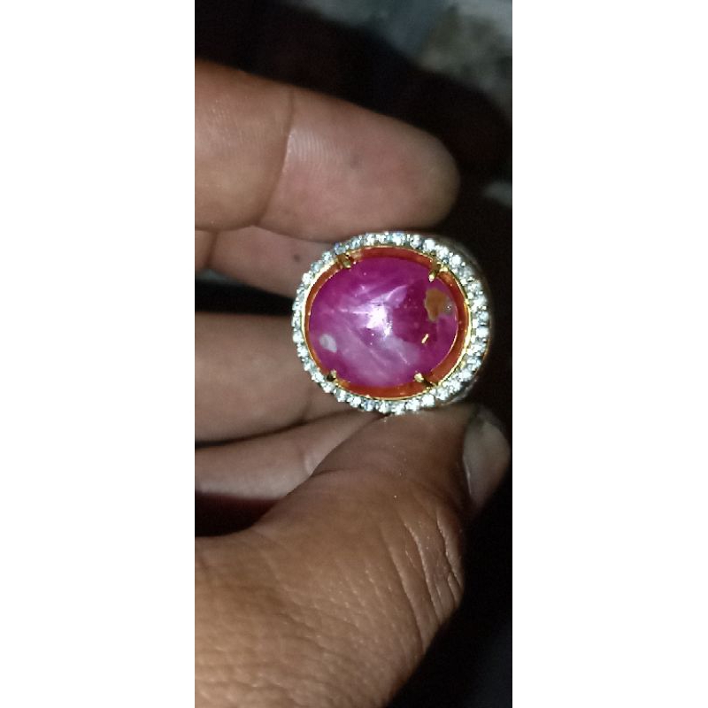 Natural Ruby Star Burma Big size