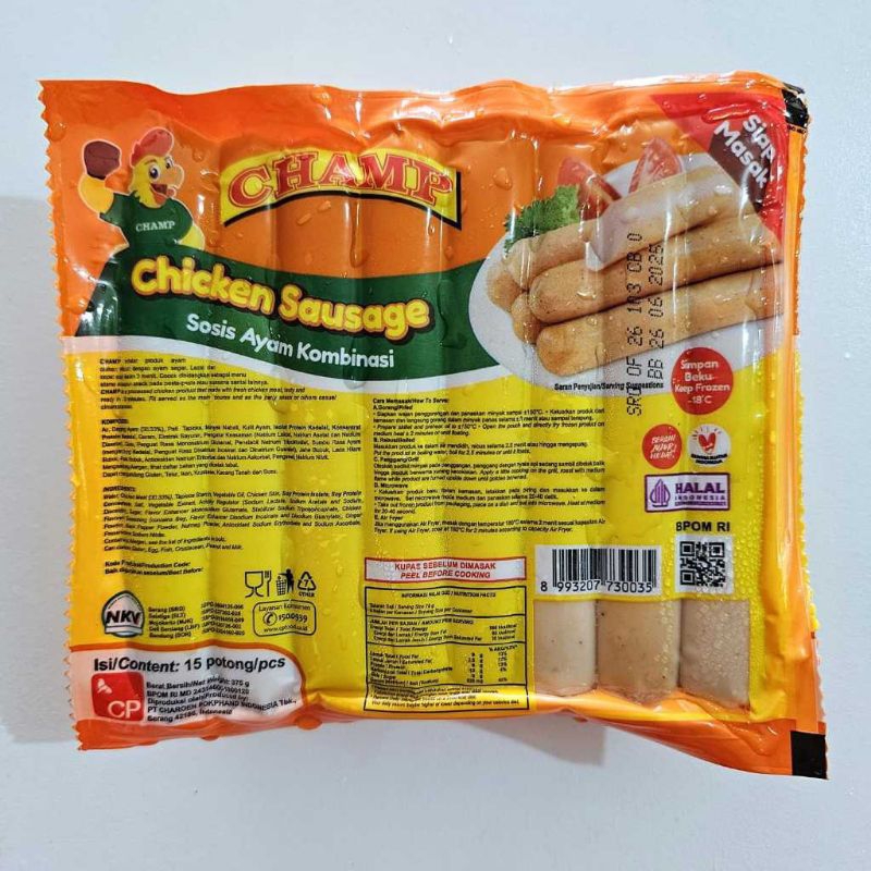 

Champ sosis 375gr
