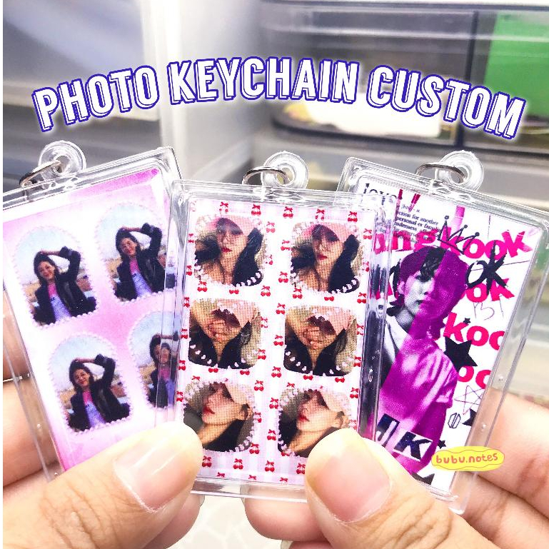 GANTUNGAN KUNCI FOTO CUSTOM BOLAK-BALIK | CUSTOM KEYCHAIN | COUPLE KEYCHAIN | GANTUNGAN KUNCI COUPLE