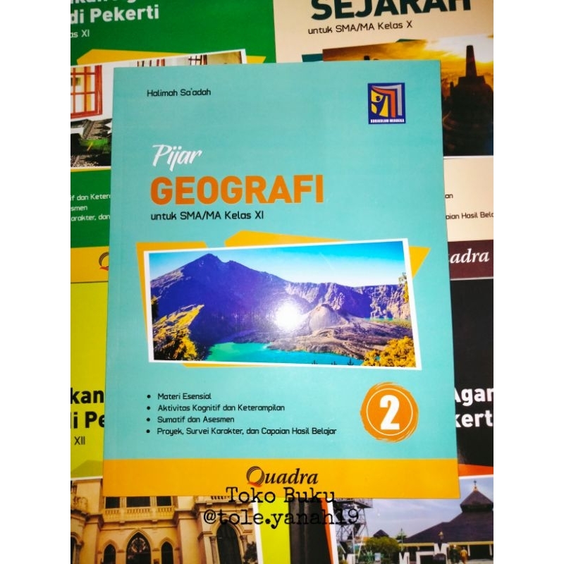Buku Quadra Pijar Geografi SMA Kelas 10-12 Kurikulum Merdeka