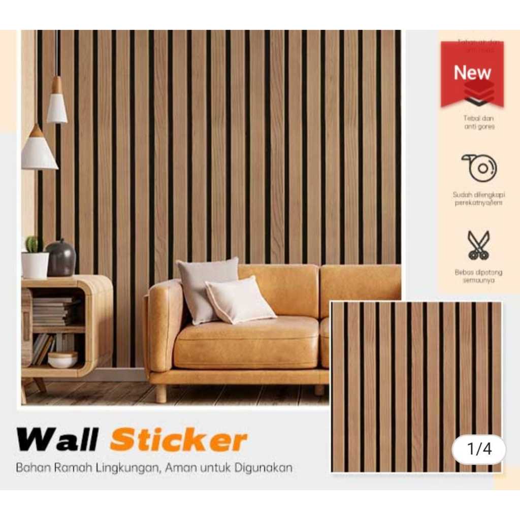 Wallpaper Stiker / Wallstiker Dinding / Wallpaper Lem Murah