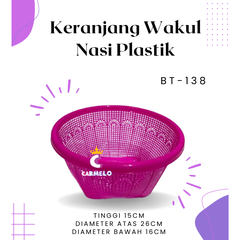 Wakul plastik Ceting plastik Besek plastik kotak ceting tradisi ceting besar besek besar / Besek Tra