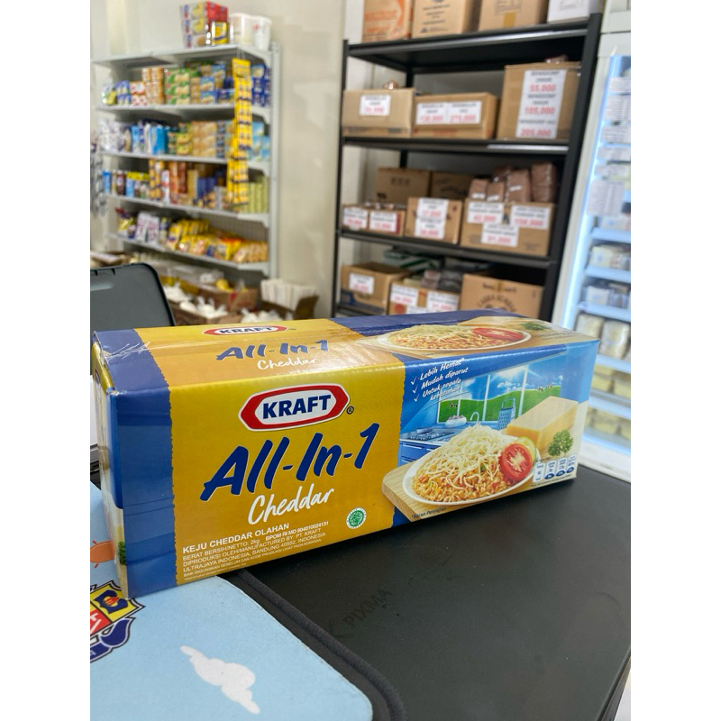 

KRAFT cheddar all in one 2kg - exp 18feb2025