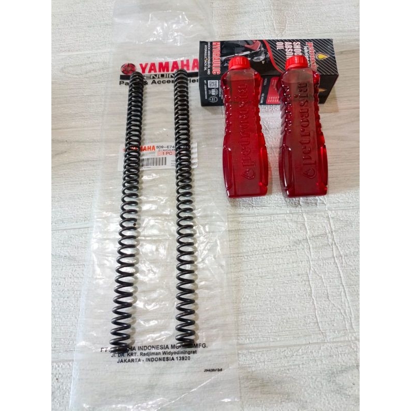 per shock depan+oli shock Yamaha Jupiter Z1 Vega ZR Vega rr Jupiter z robot(5D9)