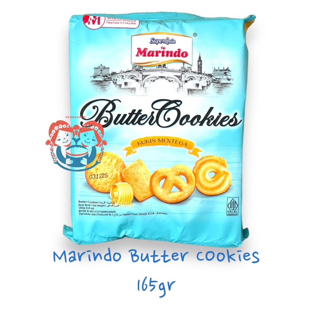 

Marindo Butter Cookies 165gr u/ Hajatan, parcel, hampers