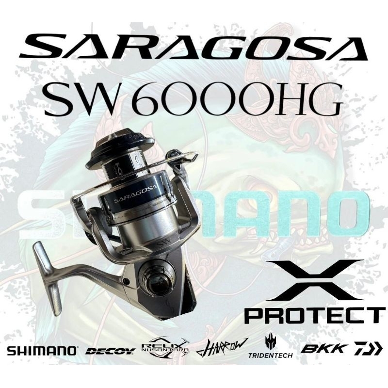 SHIMANO SARAGOSA SW 6000HG, 8000HG, 10000PG, 14000XG