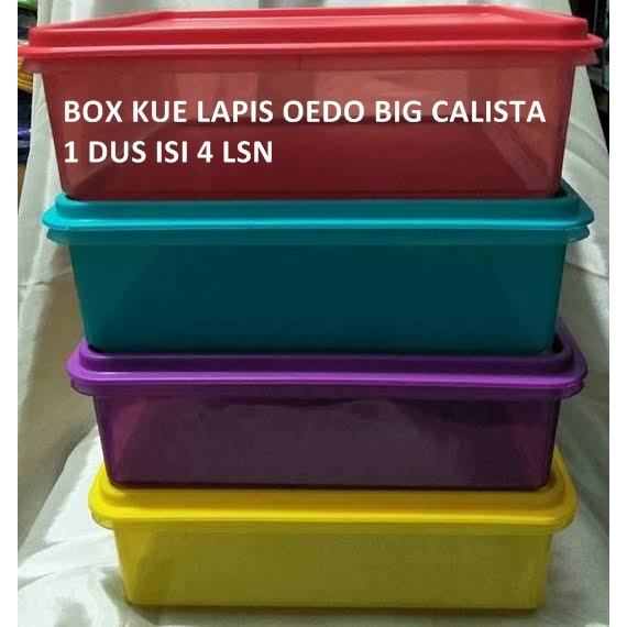 Kotak penyimpanan Oedo / Box container/ Box kue lapis