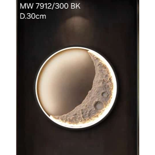 Apollo Lighting Lampu Hias Dinding Lampu Tidur kamar Minimalis Bulan Sabit Mural Aura Crescent Moon 