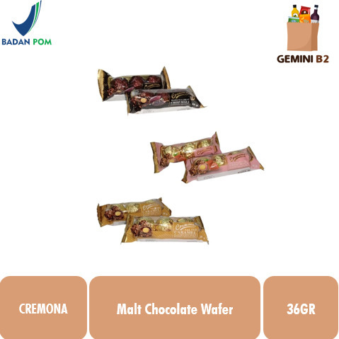 

Cremona Hazelnut Cream Crisp Malt Chocolate Wafer Ball T3 (3x12gr)