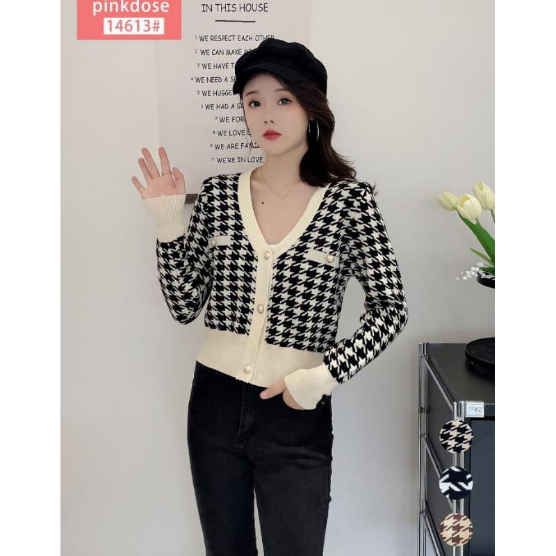 Cardigan pinkdose 14613