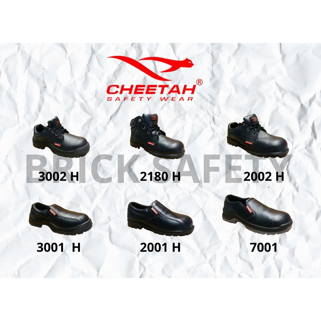 Sepatu Safety Pria/Wanita Cheetah Original - Cheetah Safety Shoes