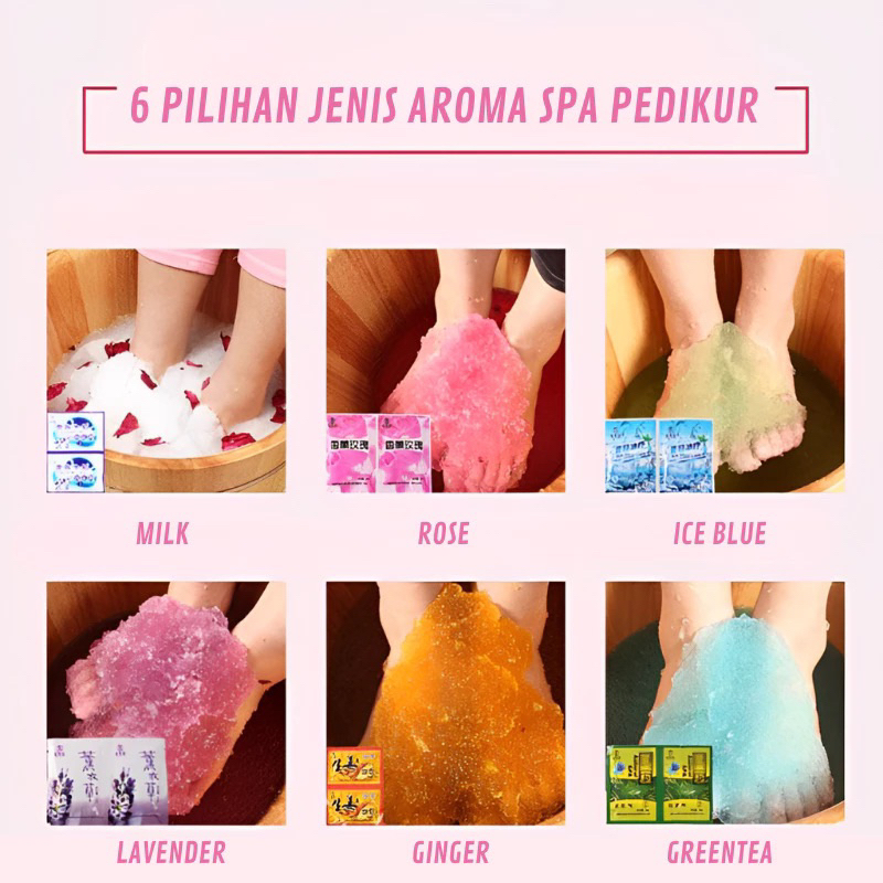 HARGA SPECIAL JELLY FOOT SPA PEDICURE CALLUS TREATMENT