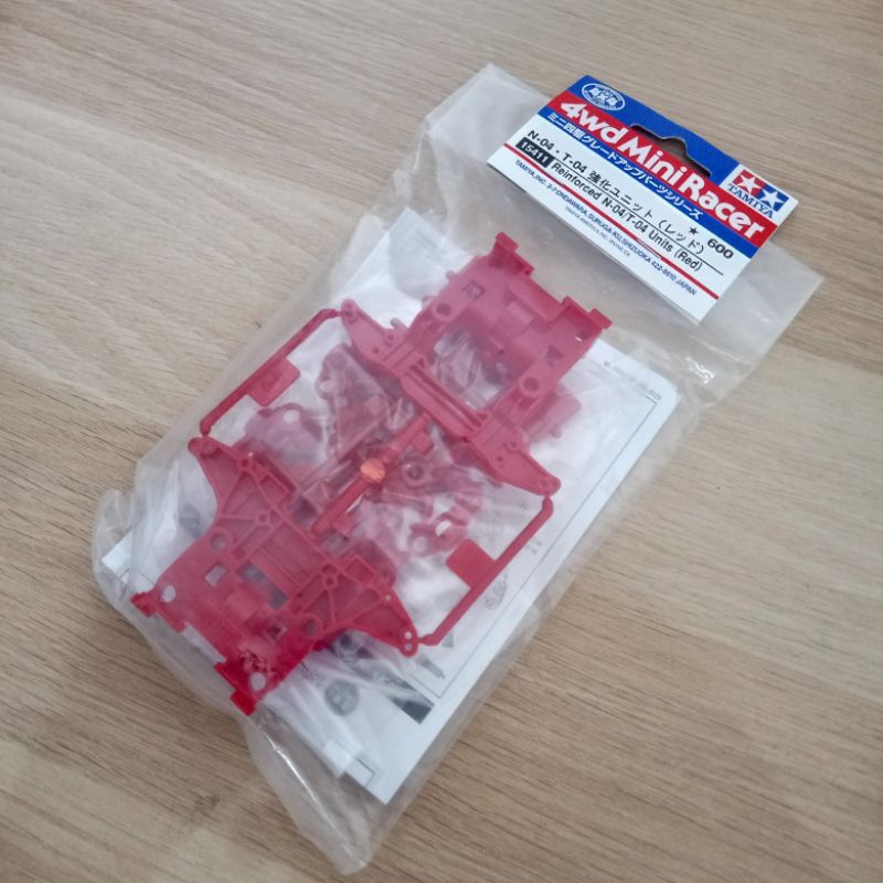 Tamiya 15411 Reinforced N/T Unit Red N-04 MS Chassis Original