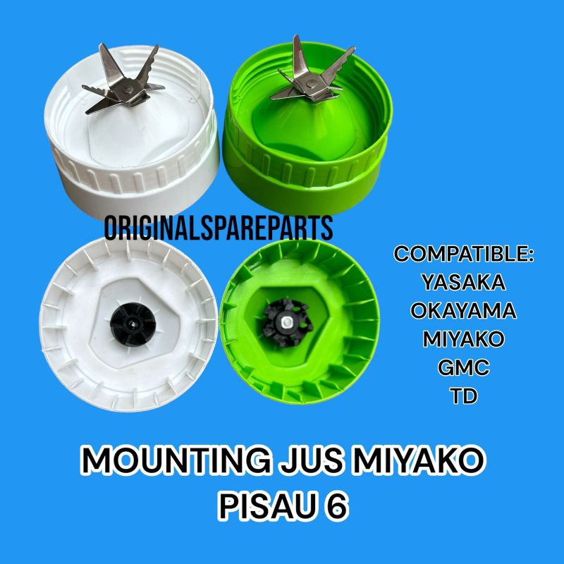 PISAU MOUNTING BLENDER MIYAKO 6 MATA / MOUNTING BLENDER MIYAKO 6 MATA PISAU / MANGKOK BLENDER MIYAKO