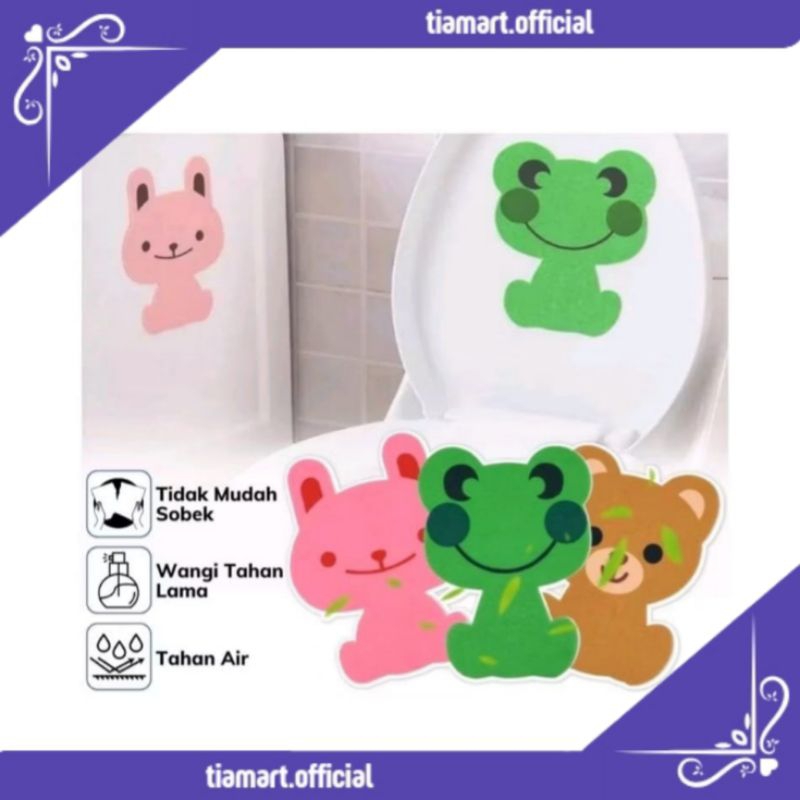 [PCS] Stiker Pengharum Ruangan Toilet Pewangi Kamar Mandi Tempel Karakter