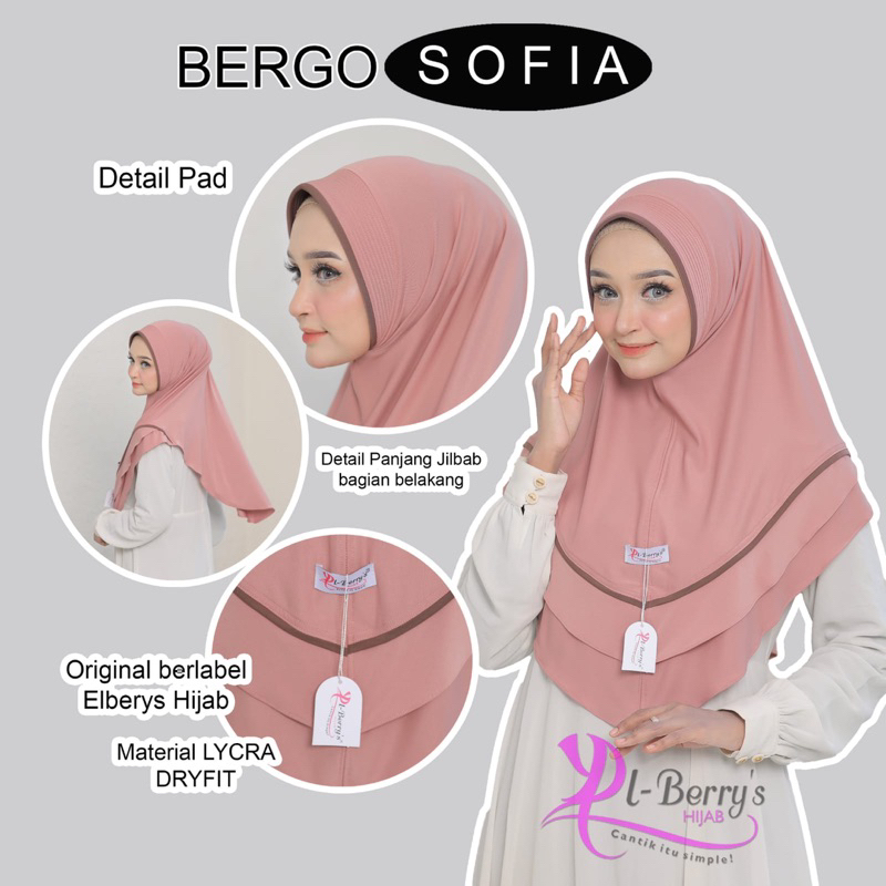 Jilbab Bergo Nadiva El Berrys