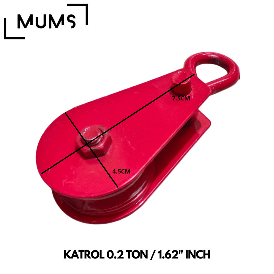 NEW KATROL AIR SUMUR TIMBA 0.2 TON 1.62" KATROL KAPAL/KEREKAN SUMUR BARANG ROL SELING/ KATROL KAPAL 