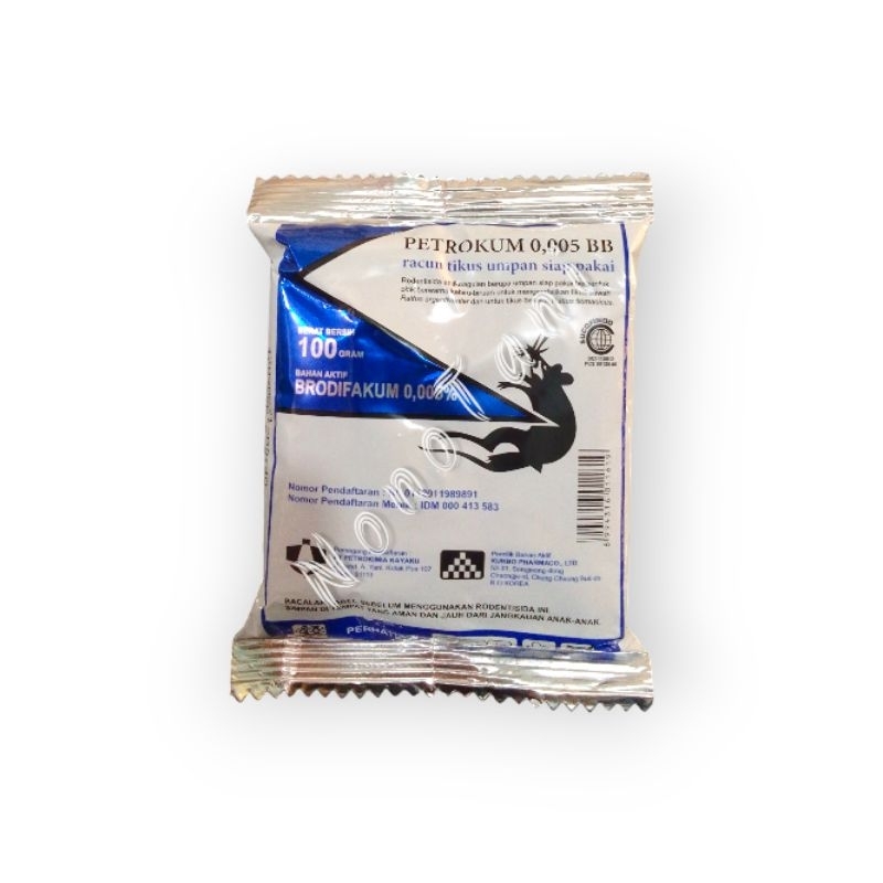 Rodentisida Petrokum (Racun Tikus) 100 Gr