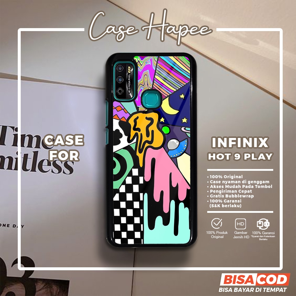 Case Infinix Hot 9 Play Casing Infinix Hot 9 Play [CHSB] Casehapee Case Glossy Case Aesthetic Custom