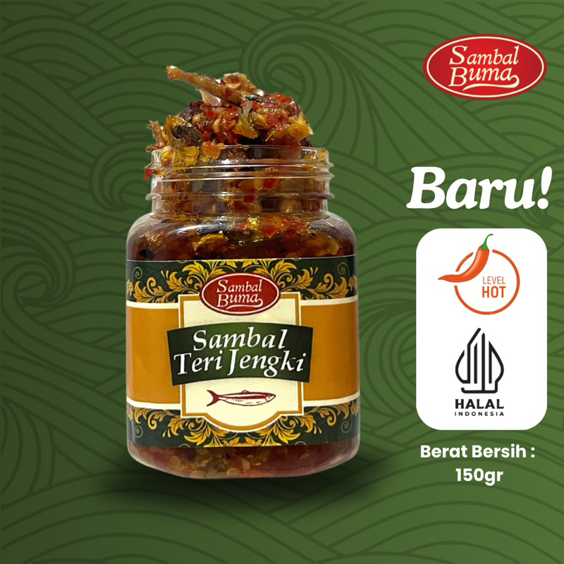 

Sambal Teri Jengki by Sambal Buma - 150 Gram