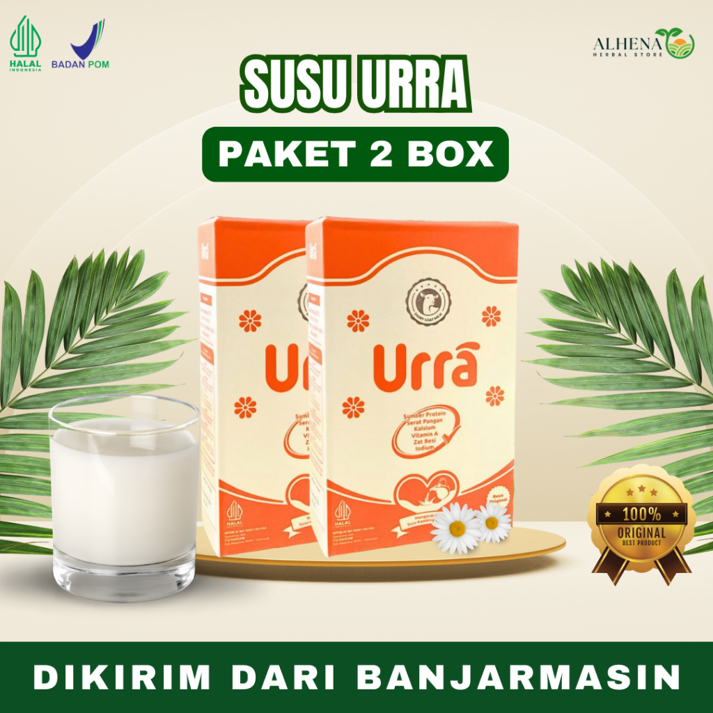 

Paket 2 Box Susu Kambing Urra Penambah Berat Badan dan Tinggi Badan 200 Gram HALAL BPOM Banjarmasin Lebih Murah