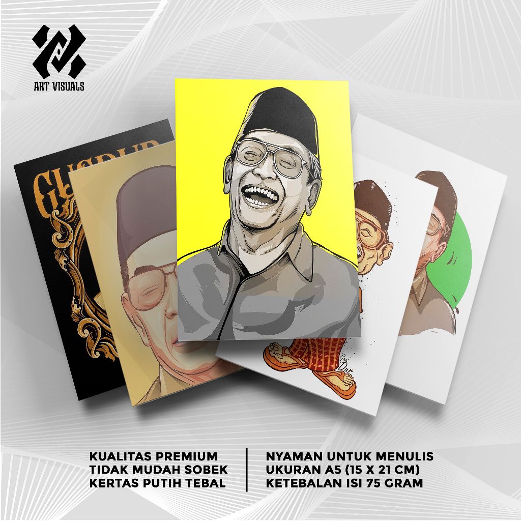 

Buku Tulis Custom Tema Gusdur Terlengkap Termurah Model Bebas Pilih Foto / Buku Tulis Sekolah / Buku Catatan
