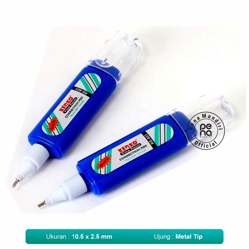 

Tip-Ex Biru Cair Kenko ( Correction Pen KE-823 )