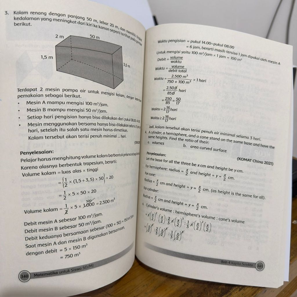 RB BUKU OLIMPIADE MATEMATIKA SD - SUPER MASTER OSN MATEMATIKA SD (PROF. SUKINO) - YRAMA WIDYA