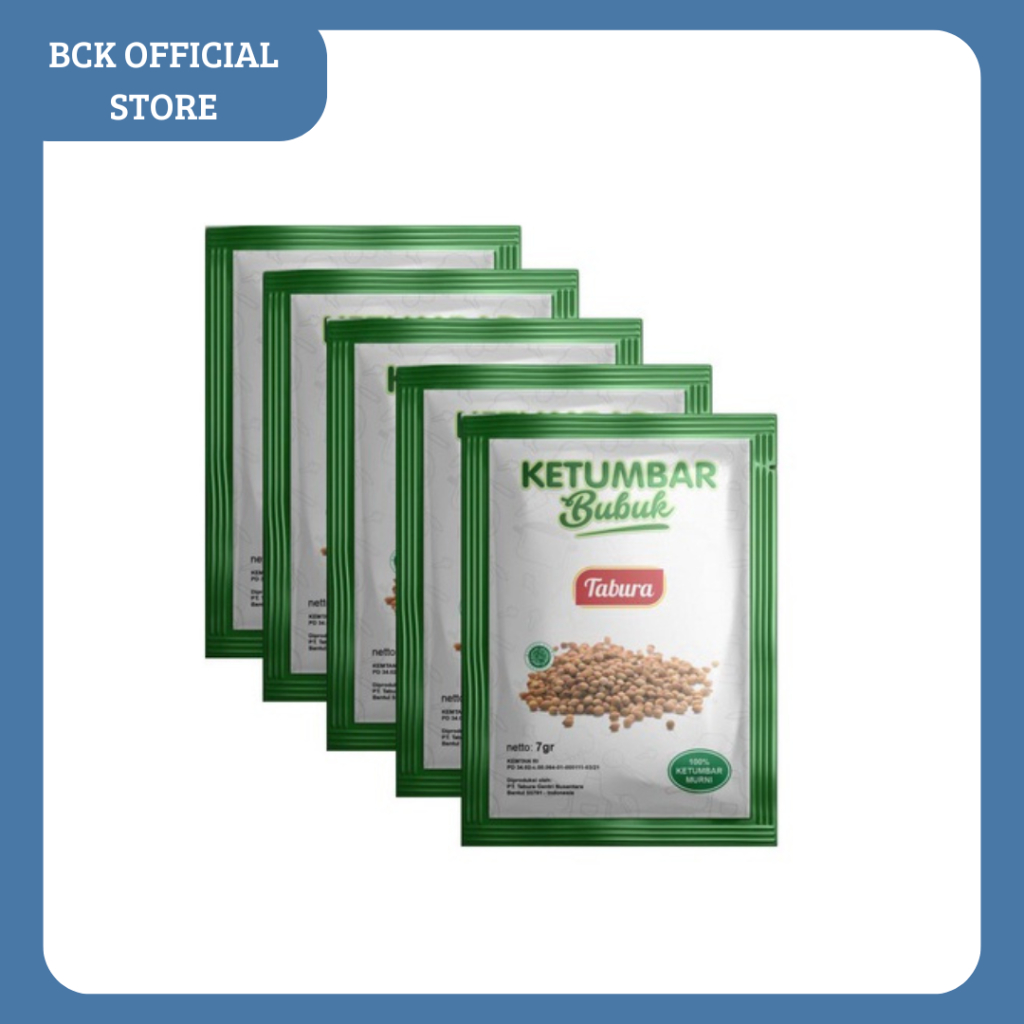 

Tabura Ketumbar Bubuk 12x7gr (renteng)