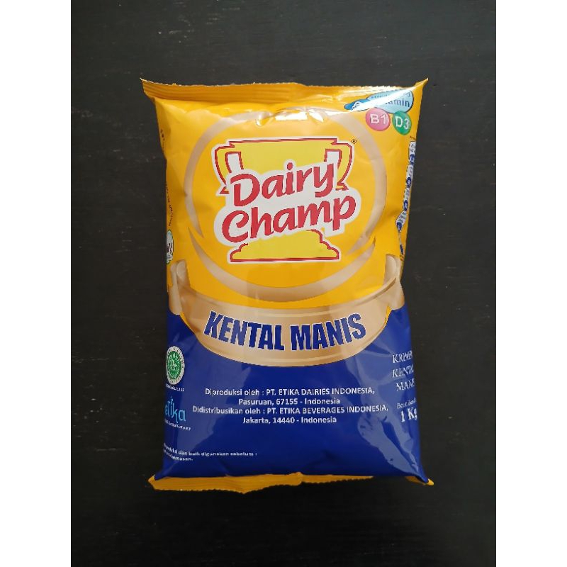

dairy champ krimer kental manis 1kg untuk minuman & makanan