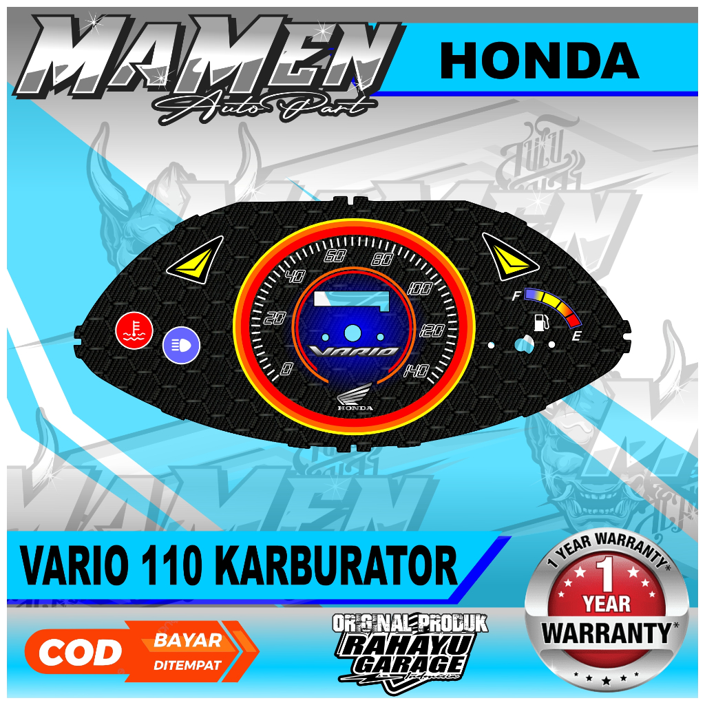 PAPAN SPEEDOMETER CUSTOM VARIO 110 OLD