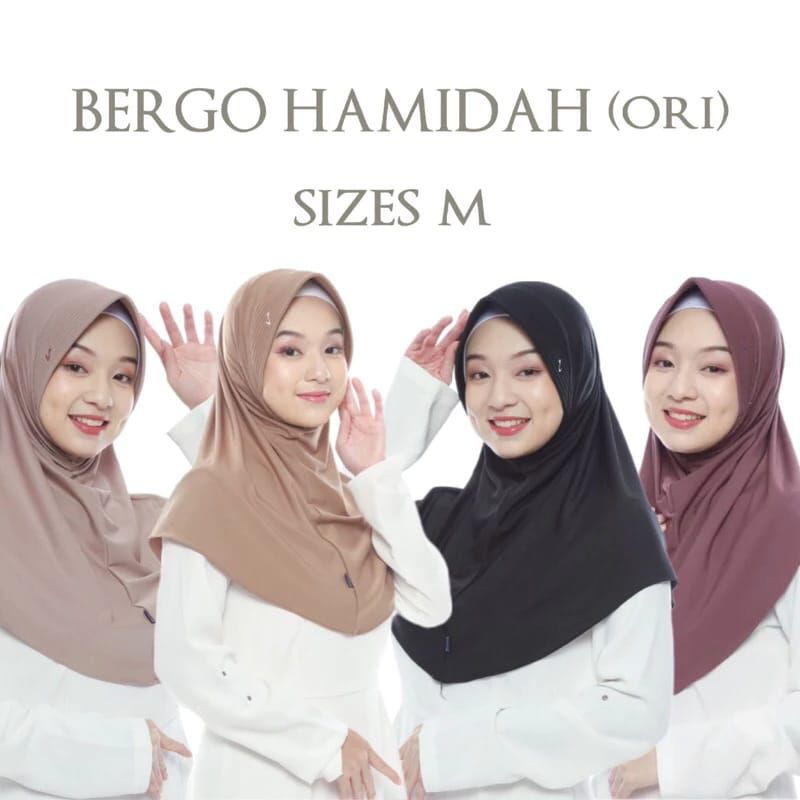 ORI Bergo Hamidah Size M {Ready makassar}