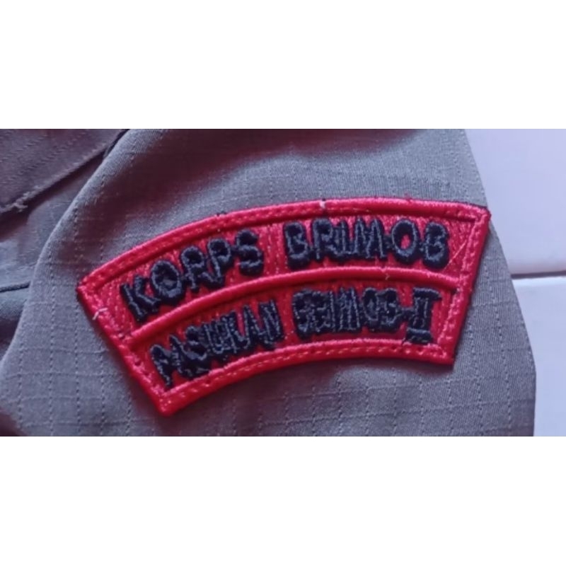 korps brimob pasukan brimob II timbul